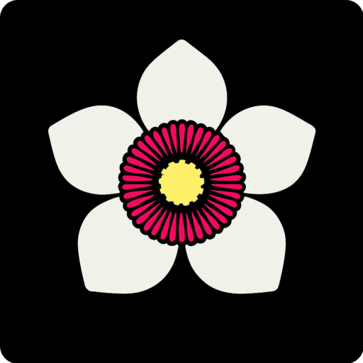 "MagnoliaWP logo - stylized magnolia flower"